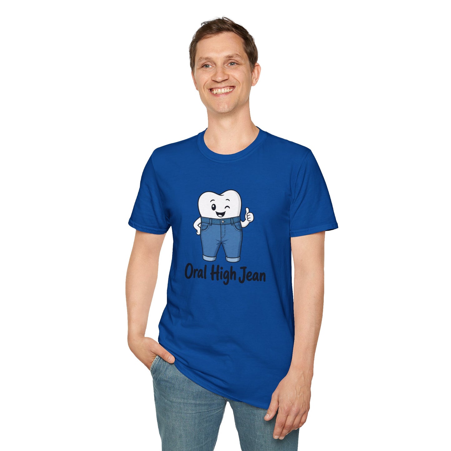 'Oral High Jean' Funny Dental Graphic Tee