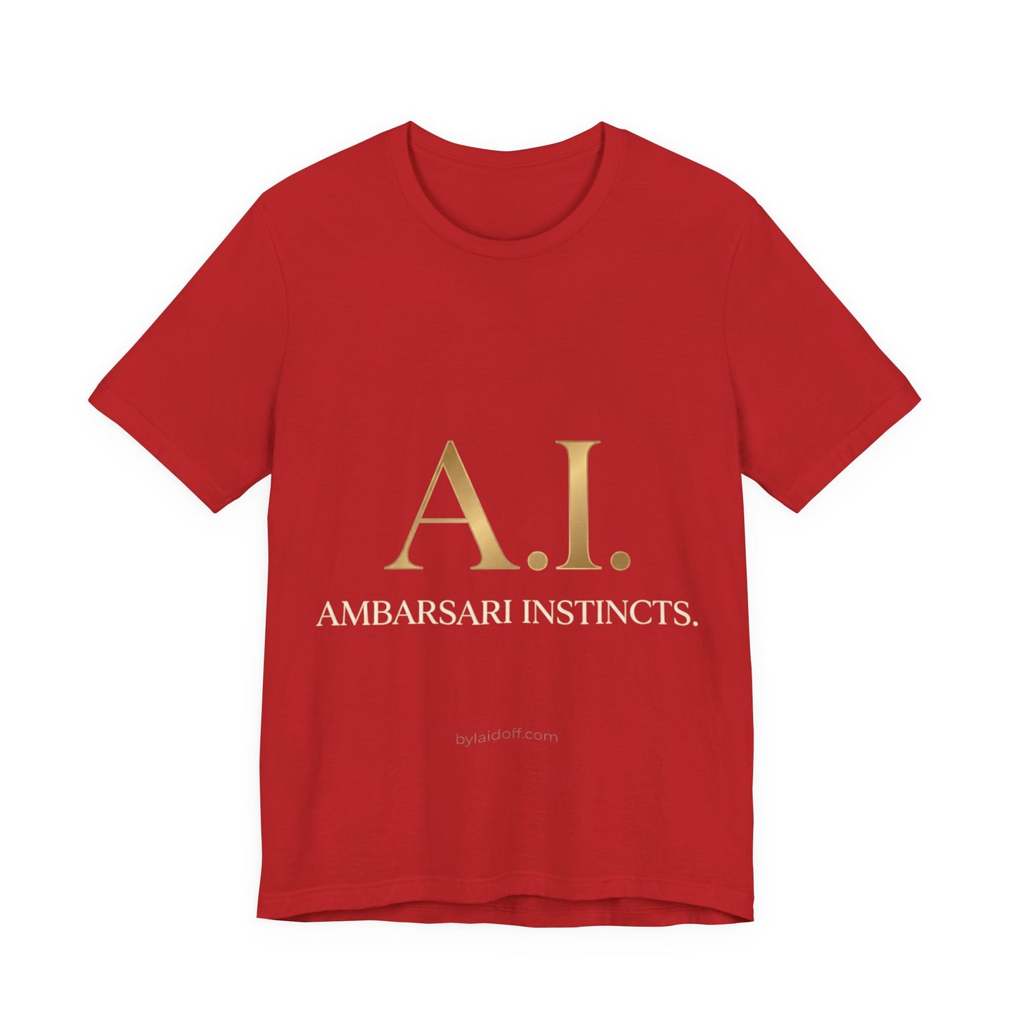 A.I. Ambarsari Instincts — Minimal Tech Graphic T-Shirt