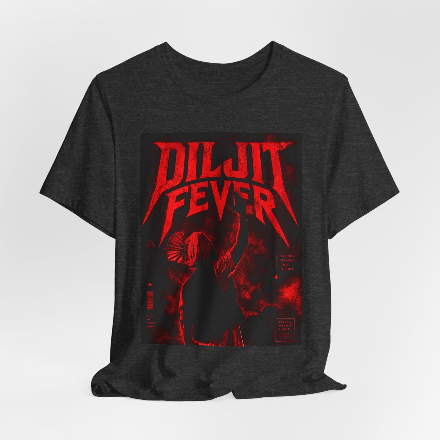 Diljit Fever Red Graphic Tee - Concert T‑Shirt