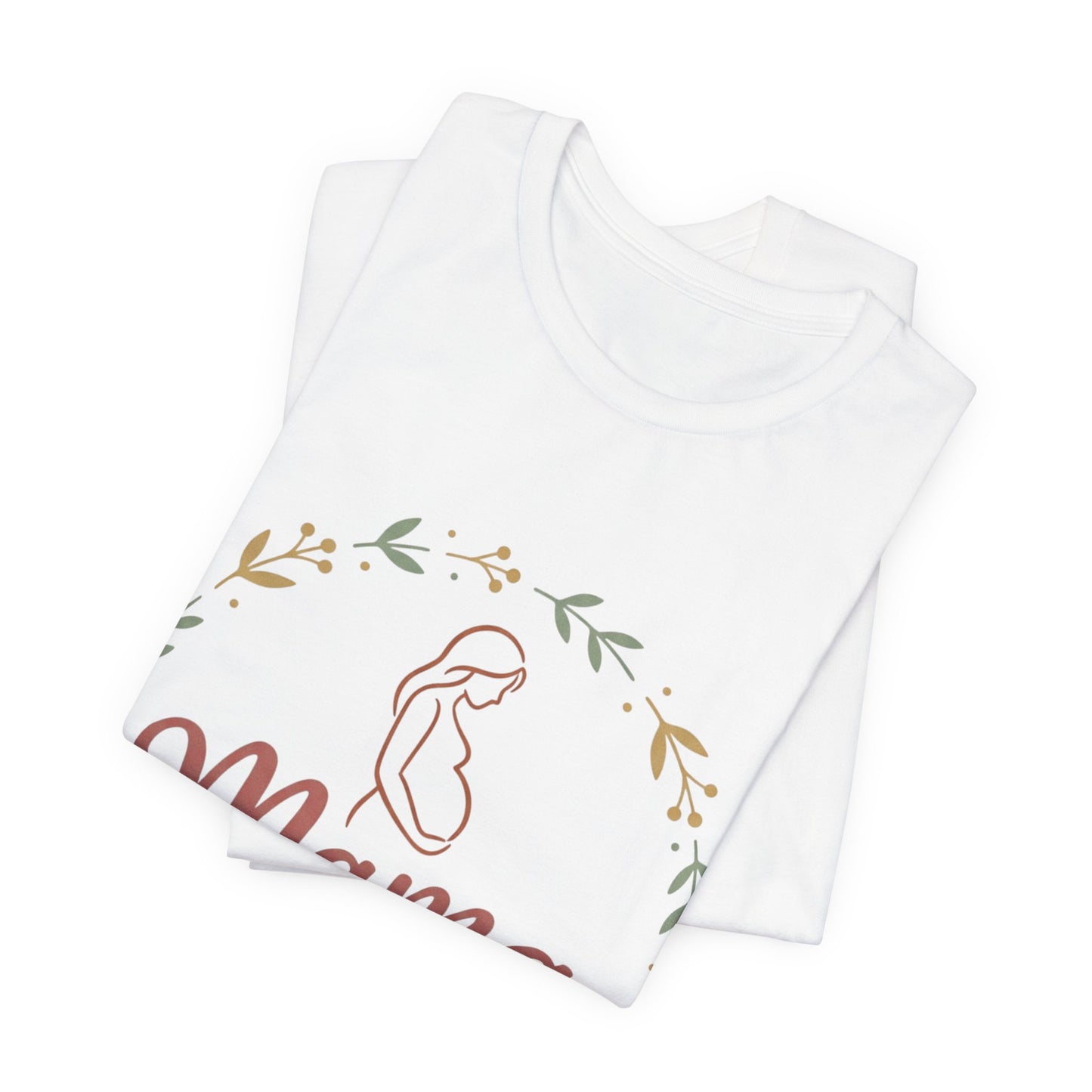Mama to Be T-Shirt — Floral Pregnancy Announcement Tee