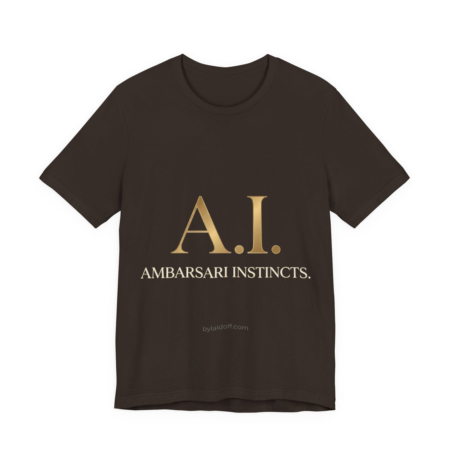 A.I. Ambarsari Instincts — Minimal Tech Graphic T-Shirt