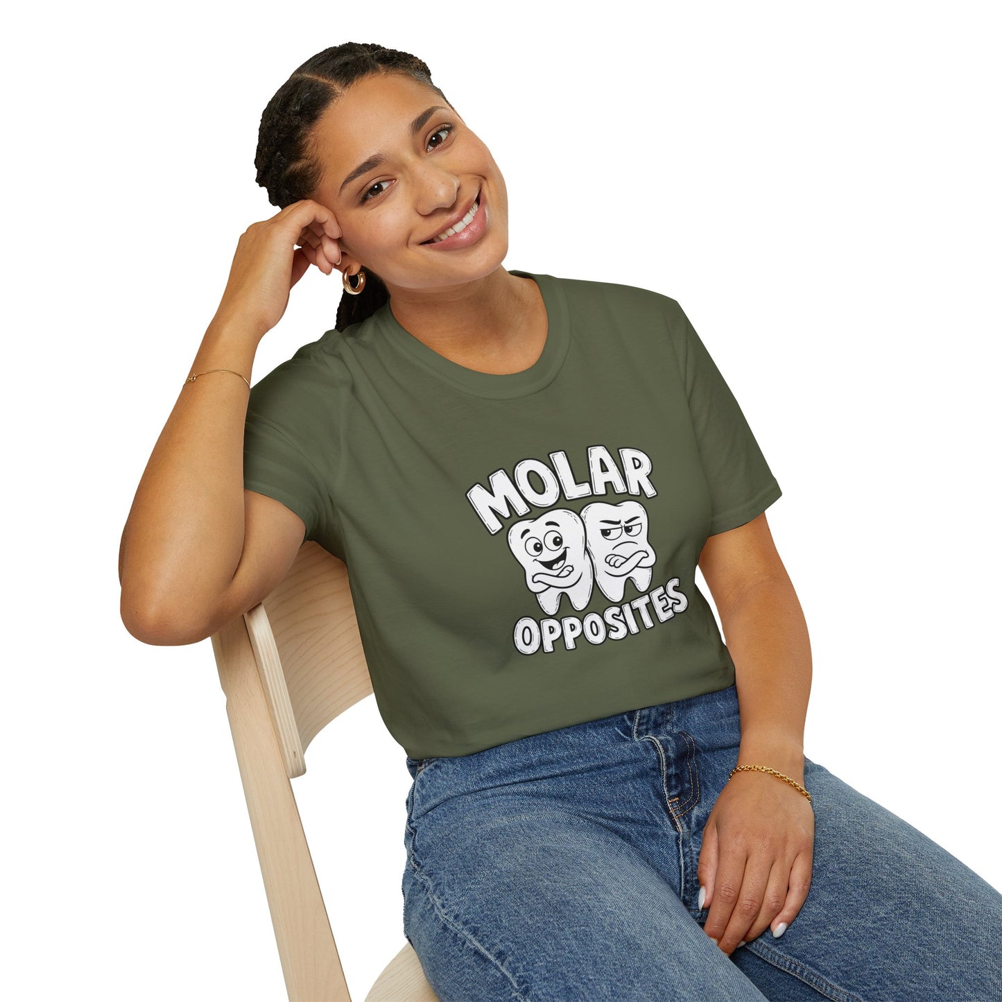 Molar Opposites – Funny Dental Tee