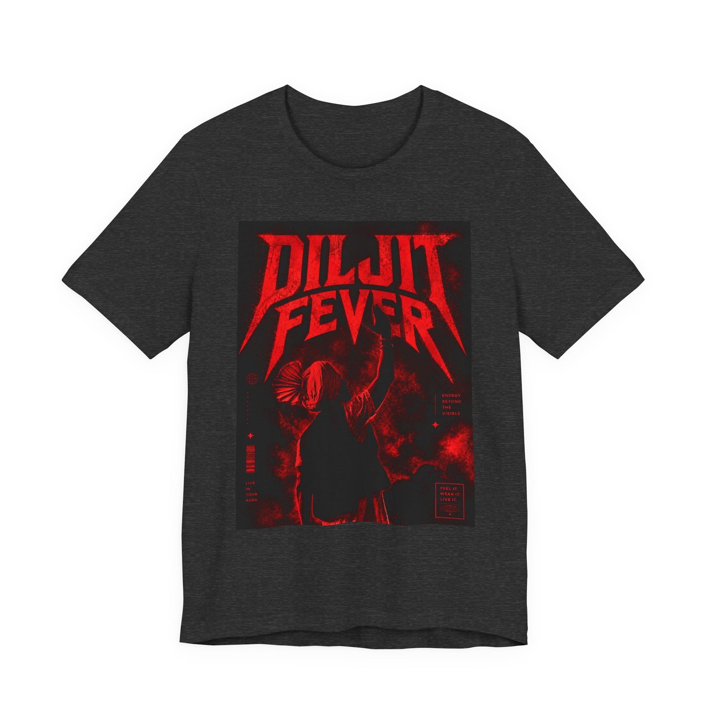 Diljit Fever Red Graphic Tee - Concert T‑Shirt