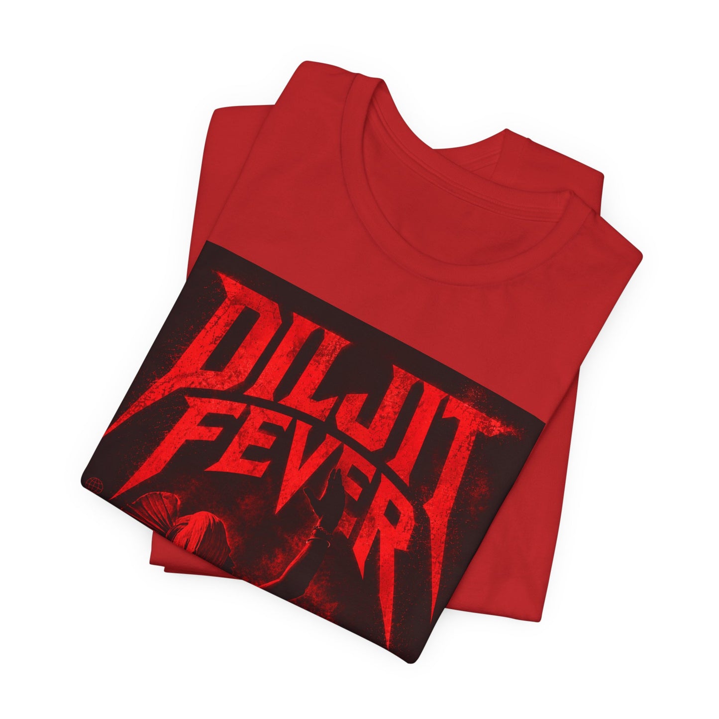 Diljit Fever Red Graphic Tee - Concert T‑Shirt