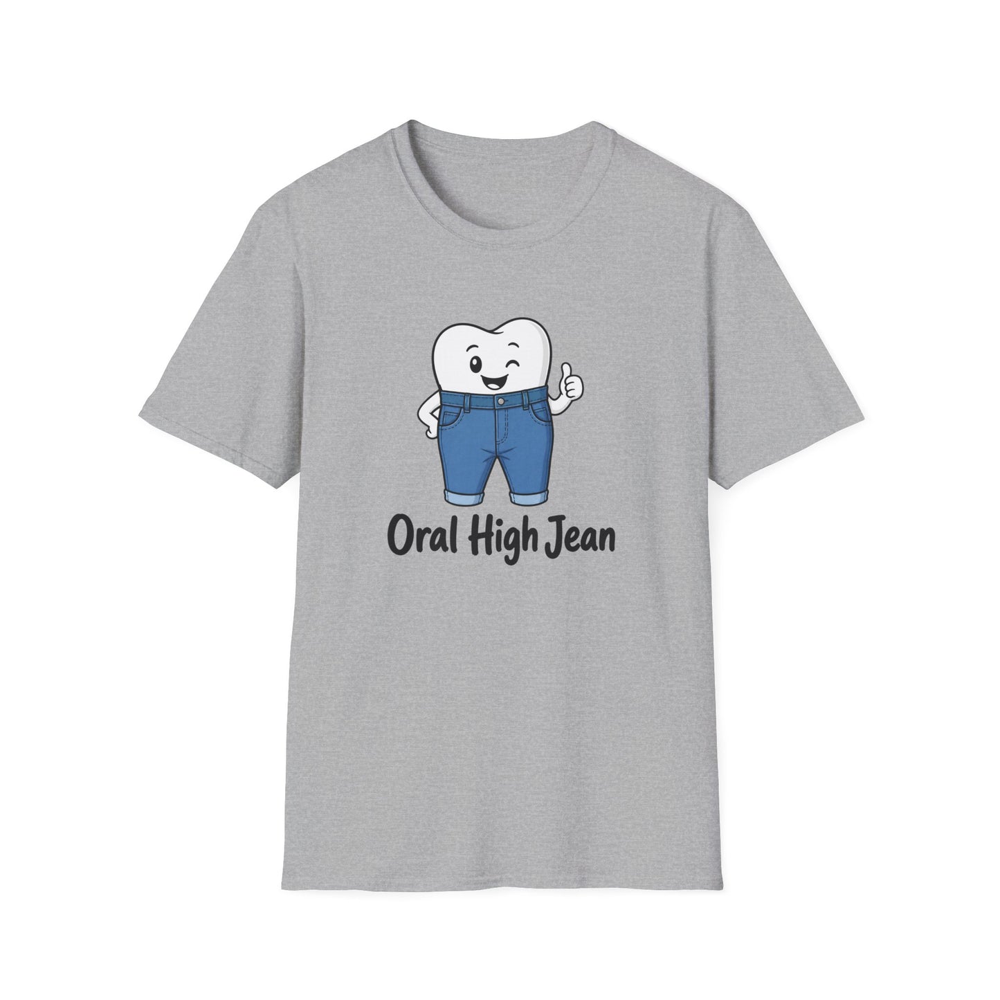 'Oral High Jean' Funny Dental Graphic Tee