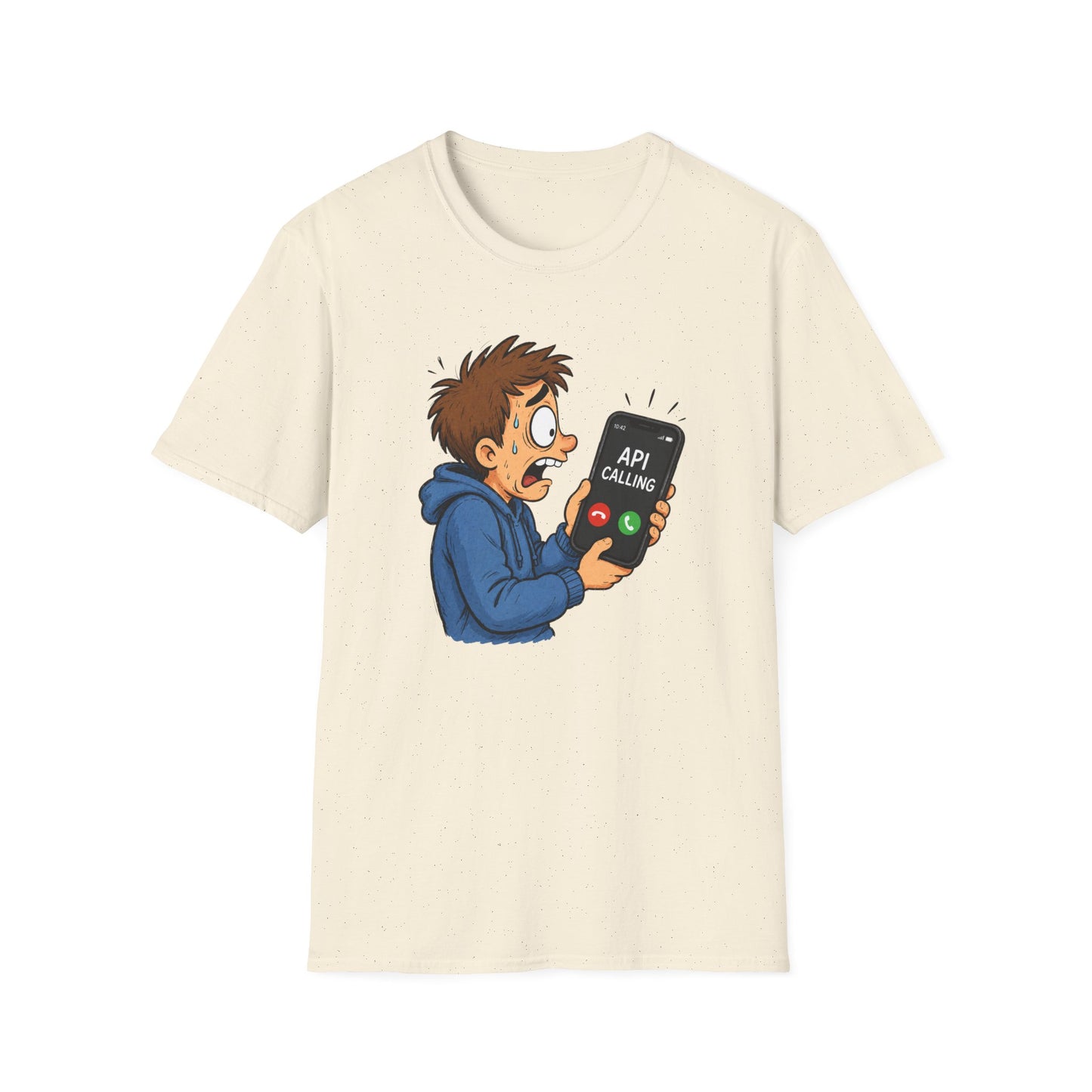 'API Calling' - Funny Tech Cartoon Tee