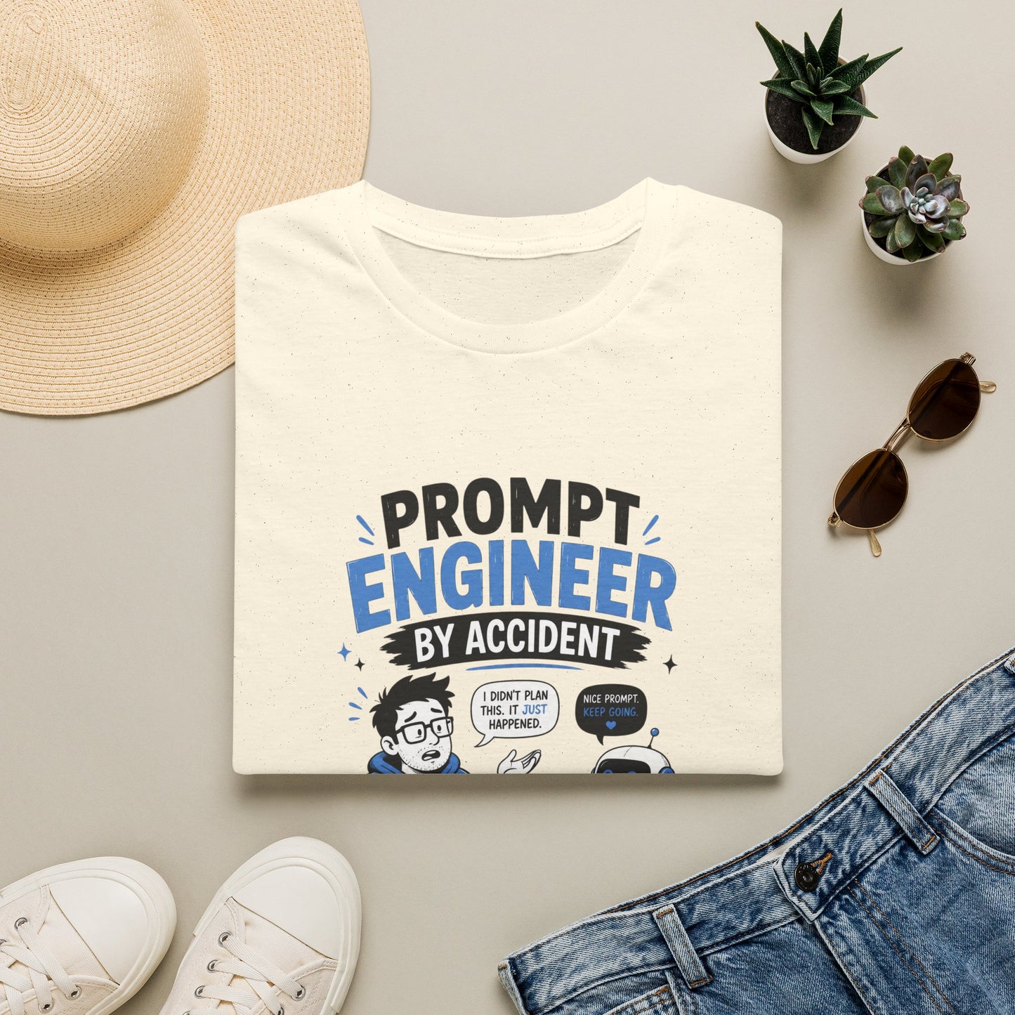 Prompt Engineer by Accident - Funny AI Developer Tee