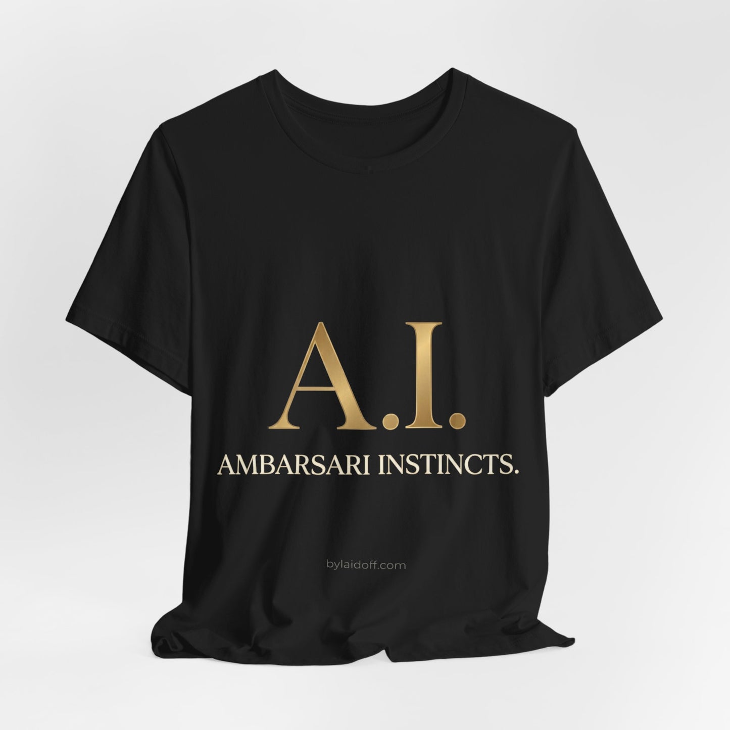 A.I. Ambarsari Instincts — Minimal Tech Graphic T-Shirt