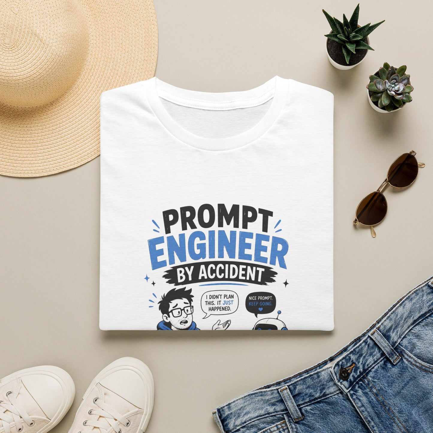 Prompt Engineer by Accident - Funny AI Developer Tee