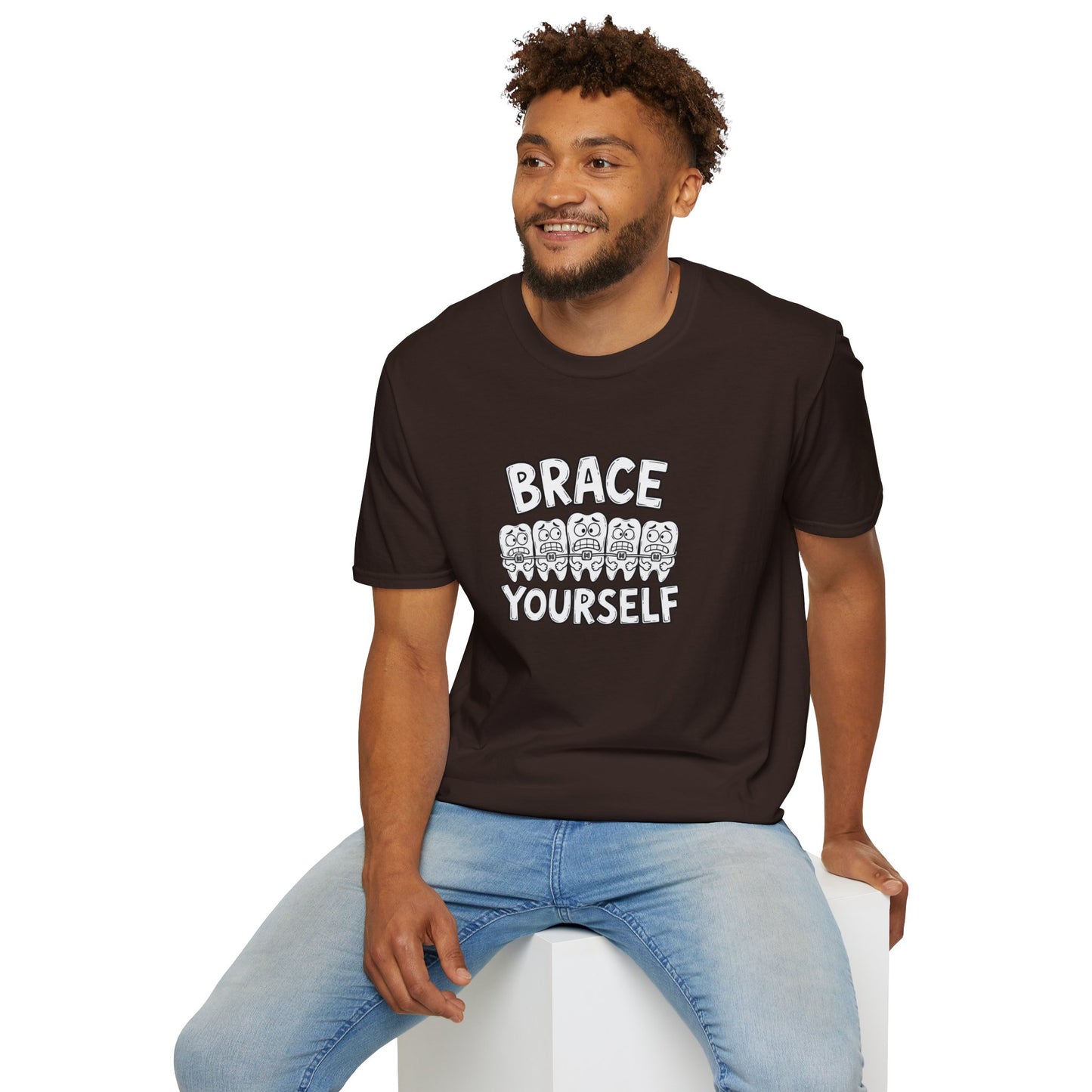 Brace Yourself - Funny Dental Humor Tee