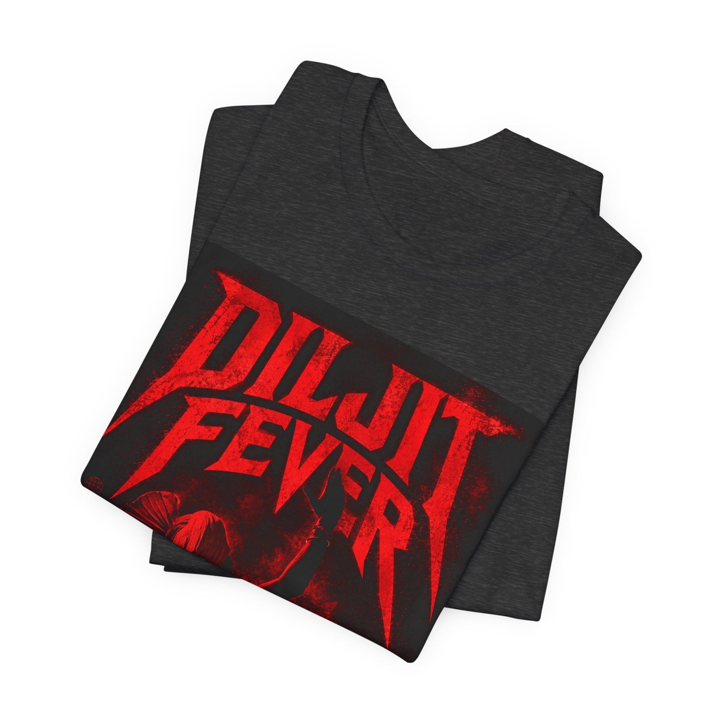 Diljit Fever Red Graphic Tee - Concert T‑Shirt