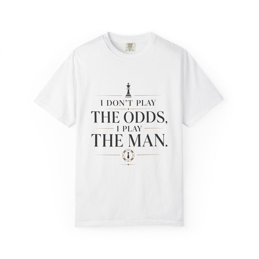“I Don’t Play the Odds, I Play the Man” Harvey Specter Suits Series Quote Tee in red size S