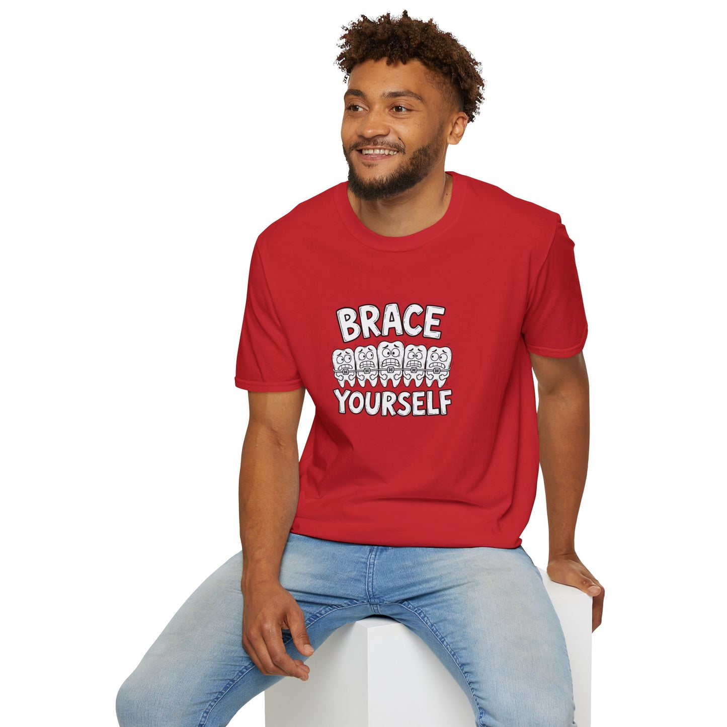 Brace Yourself - Funny Dental Humor Tee
