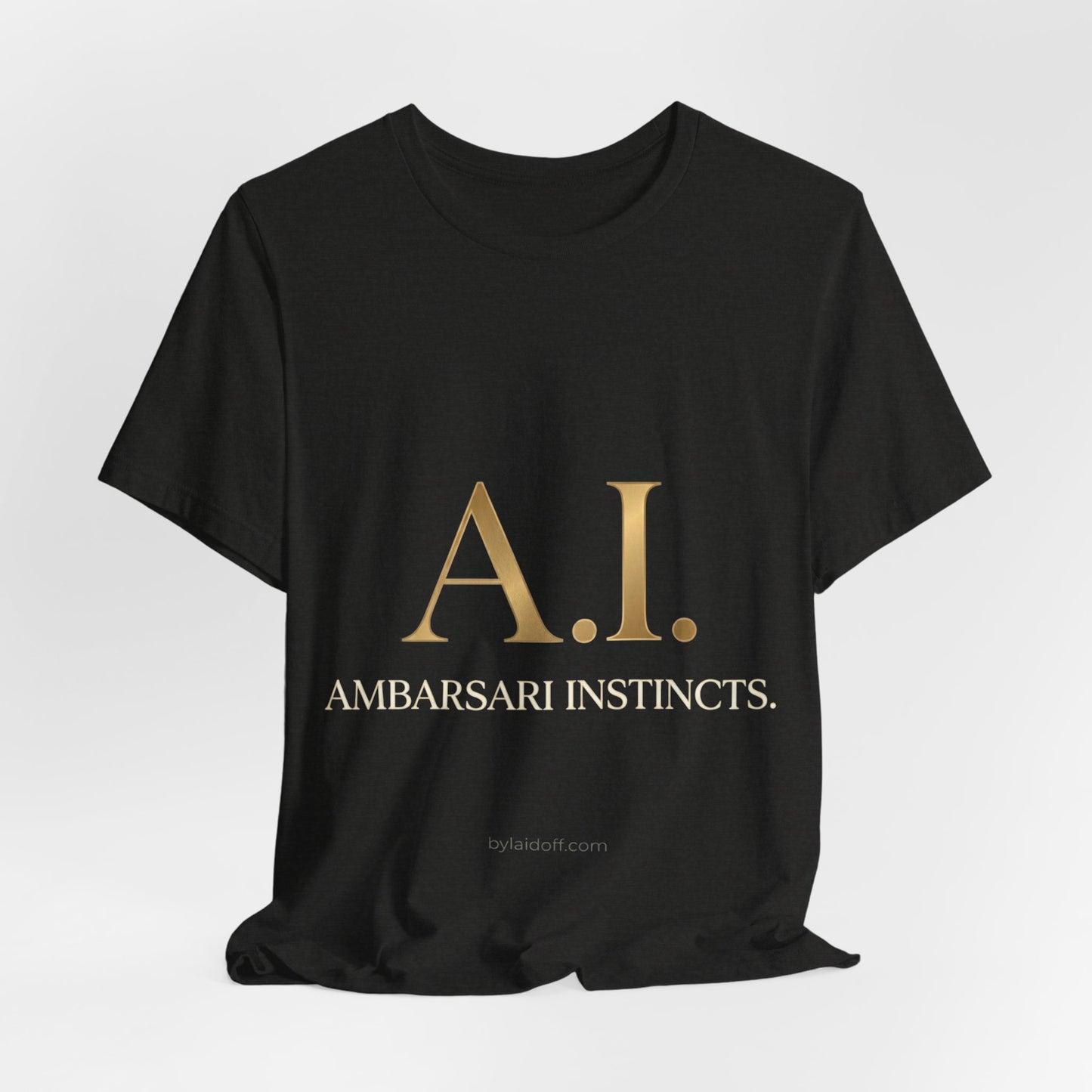 A.I. Ambarsari Instincts — Minimal Tech Graphic T-Shirt