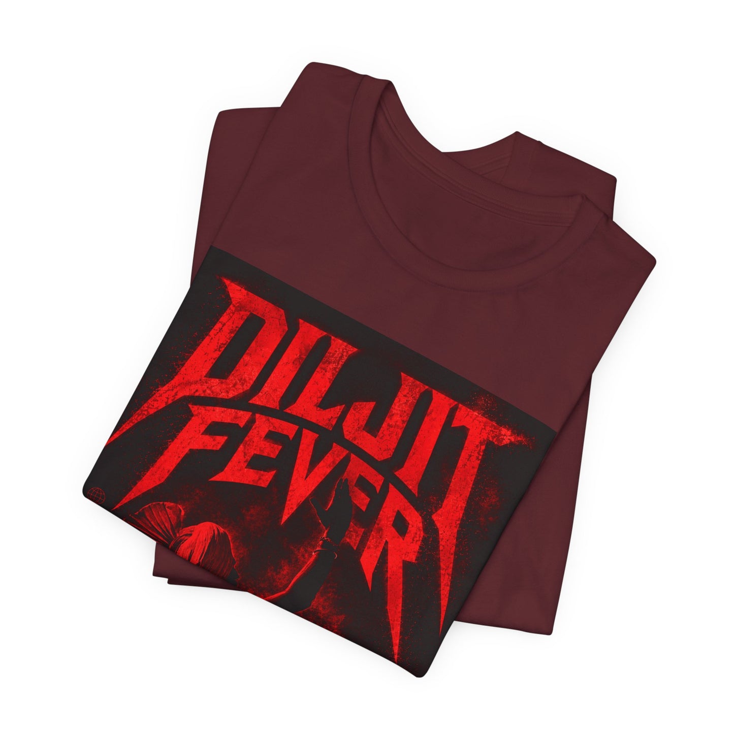 Diljit Fever Red Graphic Tee - Concert T‑Shirt