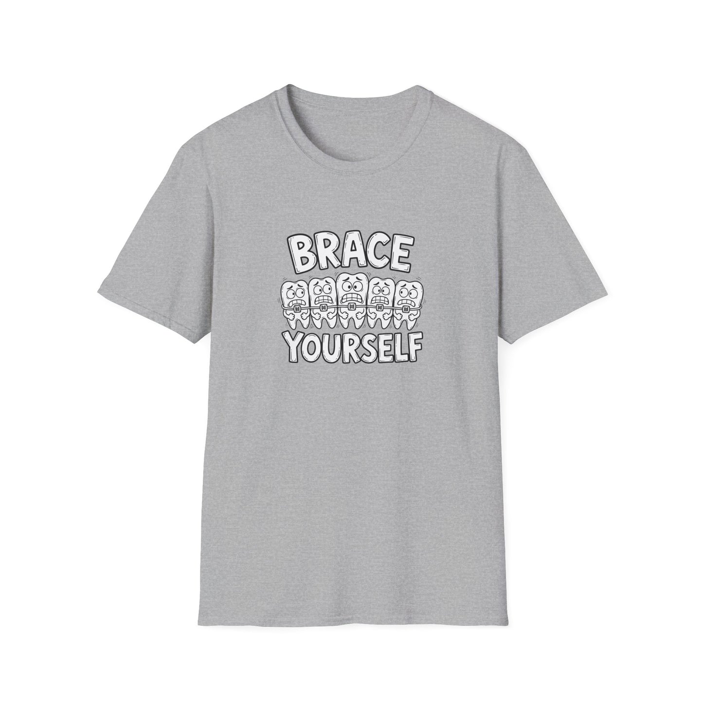 Brace Yourself - Funny Dental Humor Tee