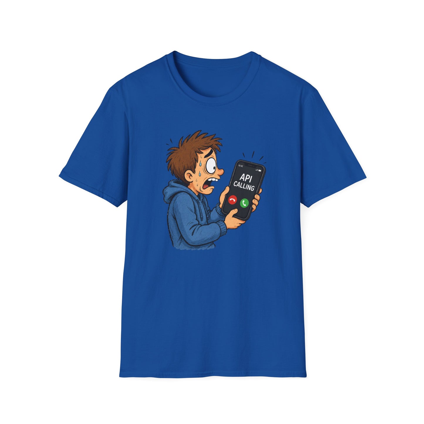 'API Calling' - Funny Tech Cartoon Tee