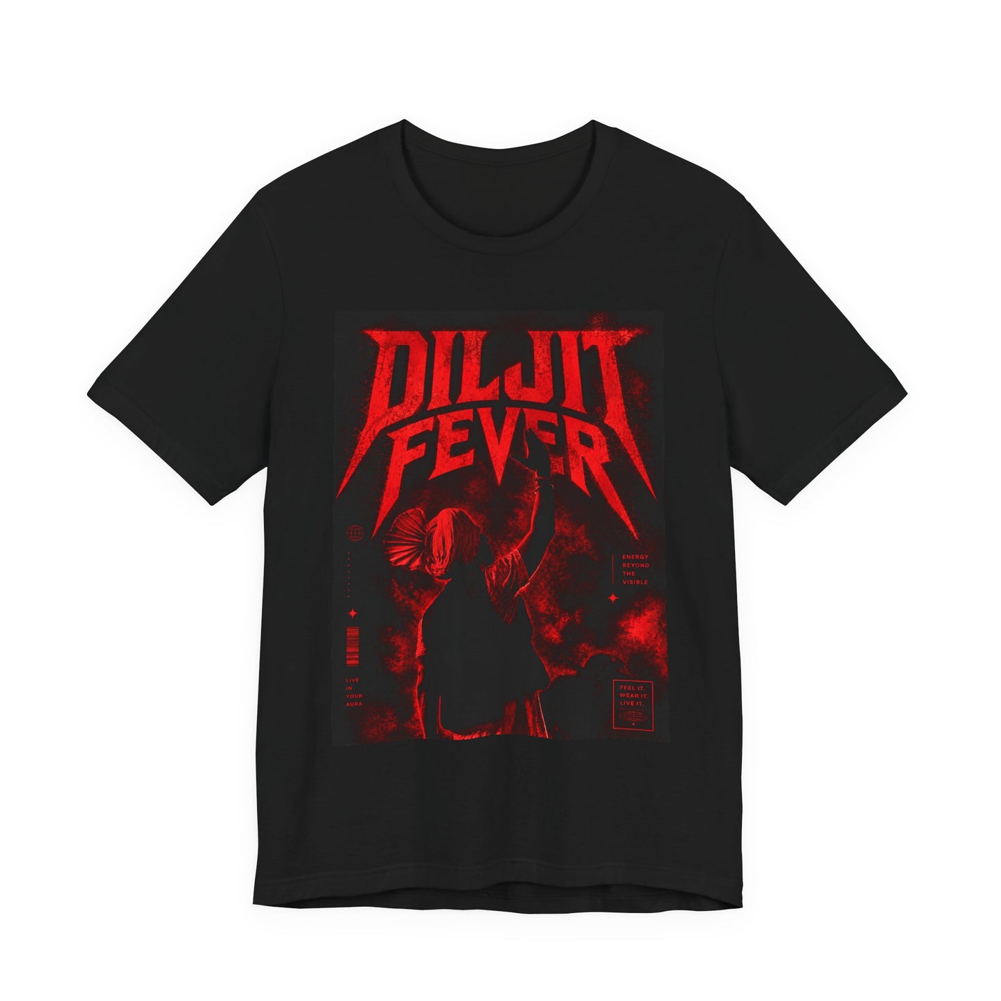 Diljit Fever Red Graphic Tee - Concert T‑Shirt