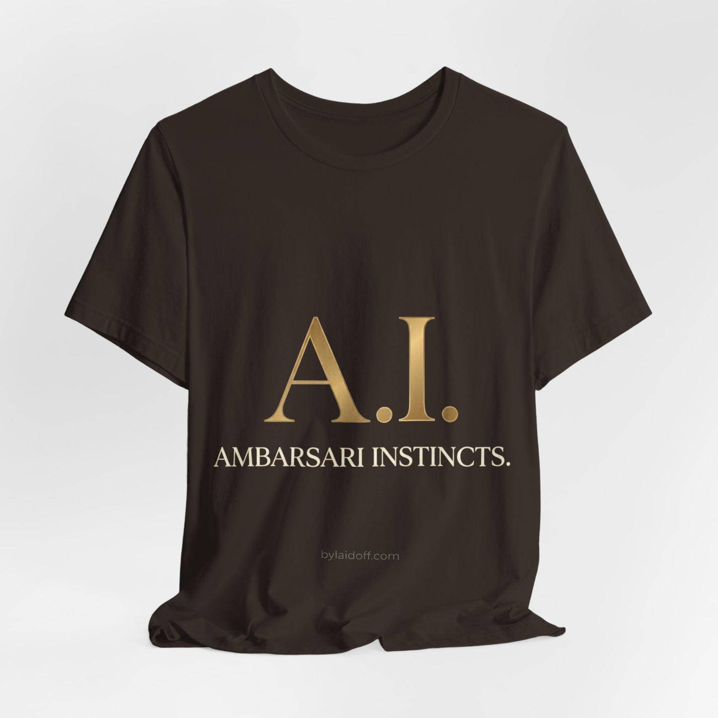 A.I. Ambarsari Instincts — Minimal Tech Graphic T-Shirt