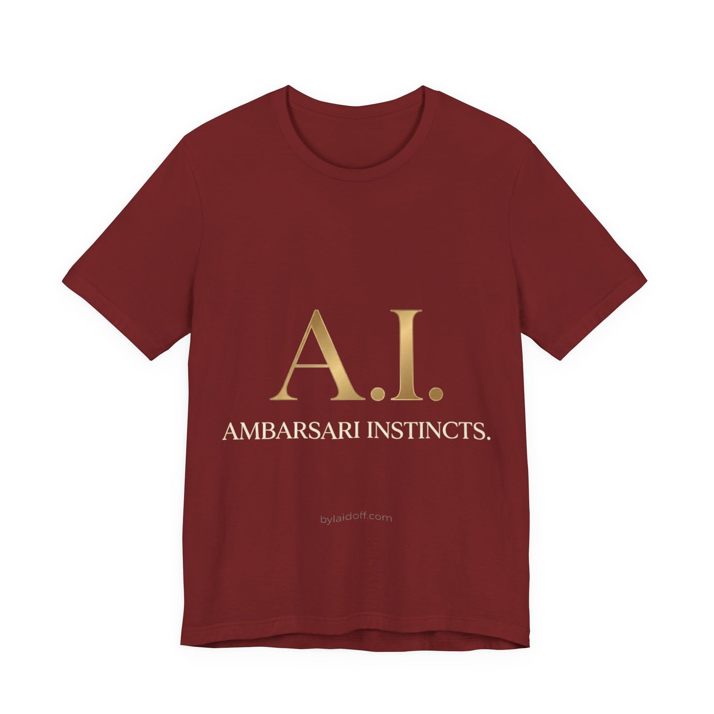 A.I. Ambarsari Instincts — Minimal Tech Graphic T-Shirt