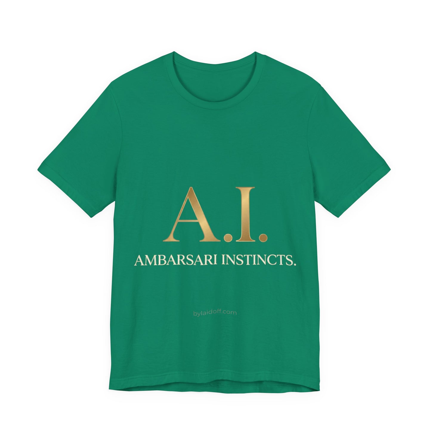A.I. Ambarsari Instincts — Minimal Tech Graphic T-Shirt