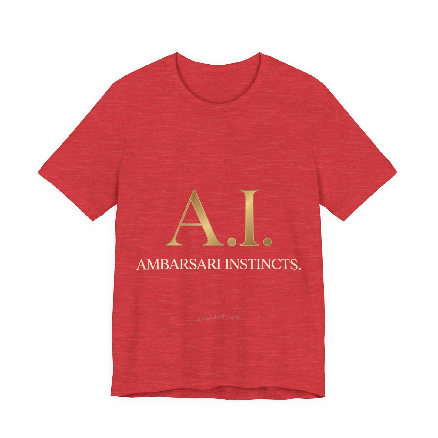 A.I. Ambarsari Instincts — Minimal Tech Graphic T-Shirt