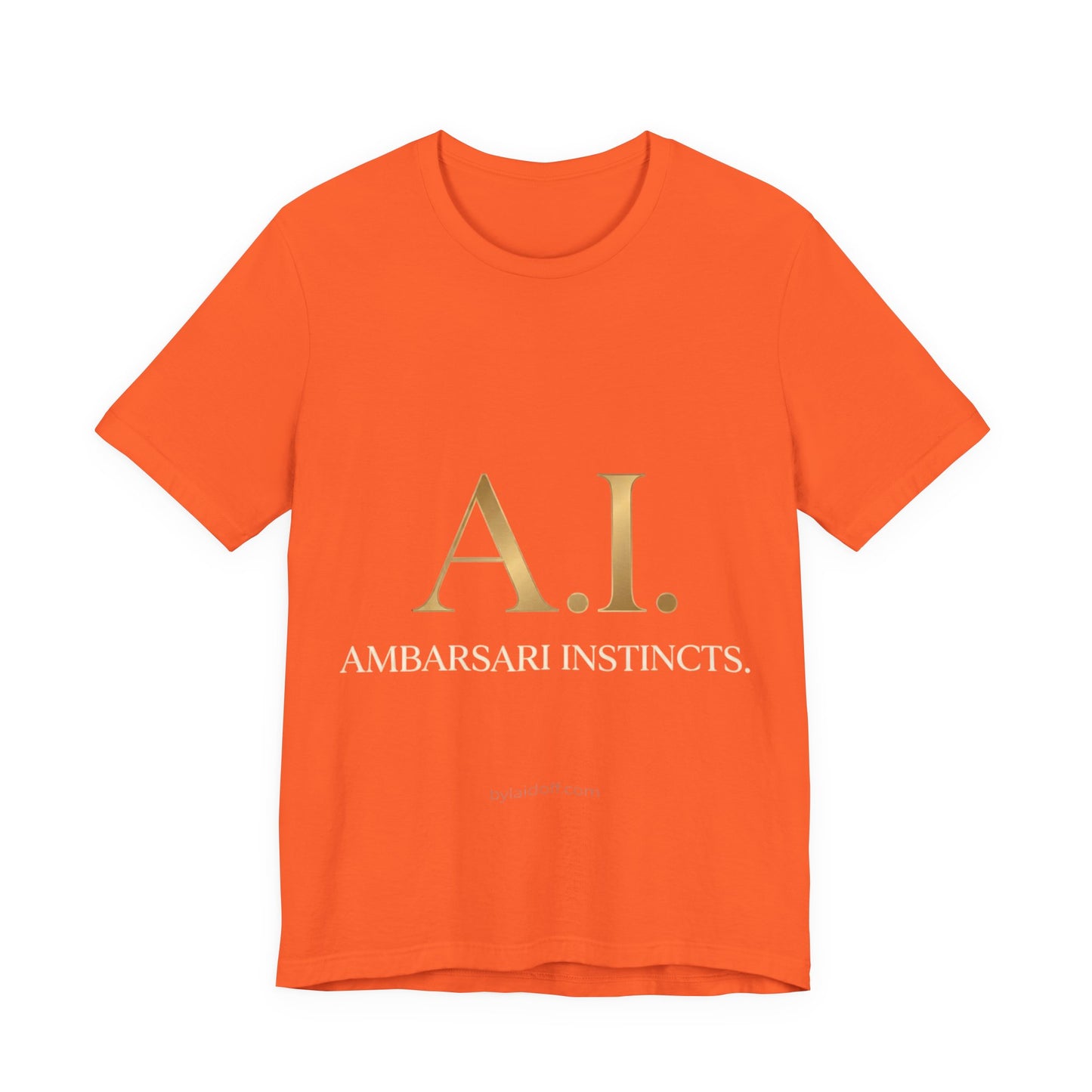 A.I. Ambarsari Instincts — Minimal Tech Graphic T-Shirt