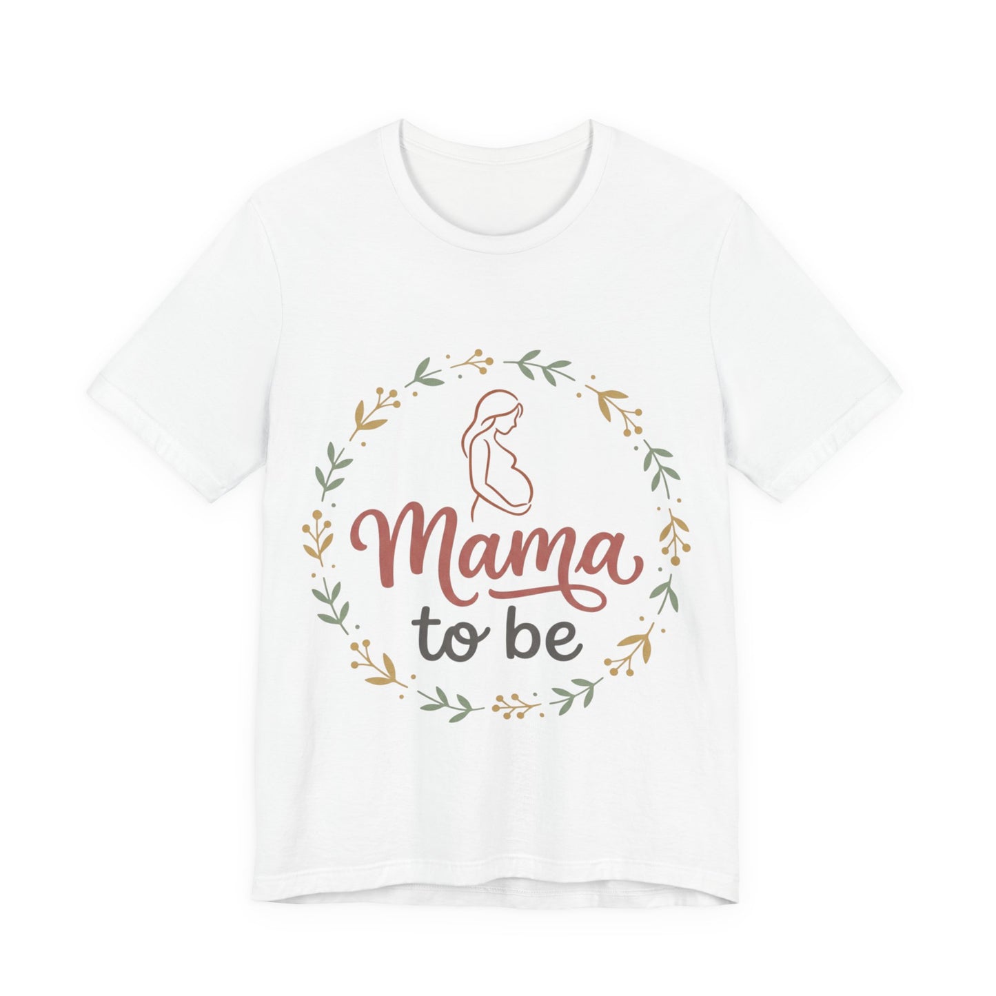 Mama to Be T-Shirt — Floral Pregnancy Announcement Tee