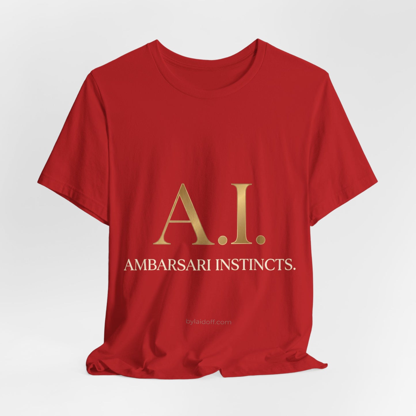 A.I. Ambarsari Instincts — Minimal Tech Graphic T-Shirt
