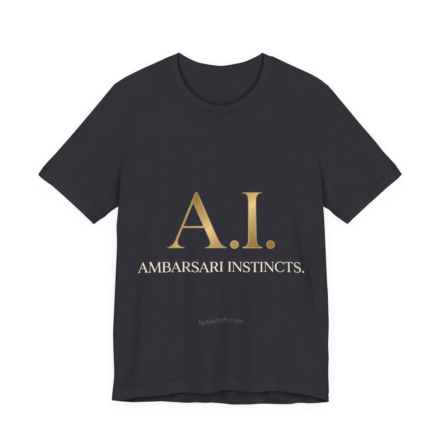 A.I. Ambarsari Instincts — Minimal Tech Graphic T-Shirt