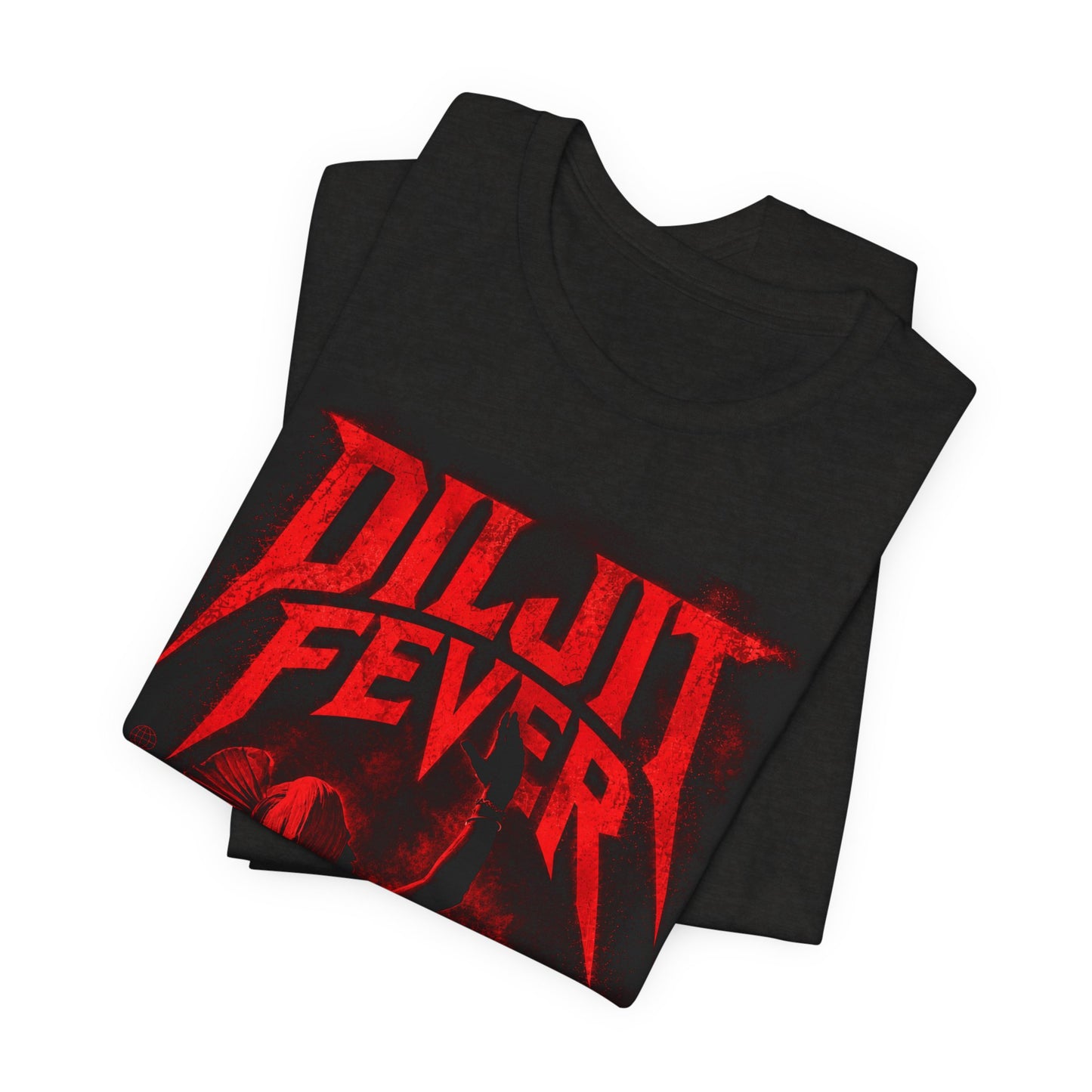 Diljit Fever Red Graphic Tee - Concert T‑Shirt