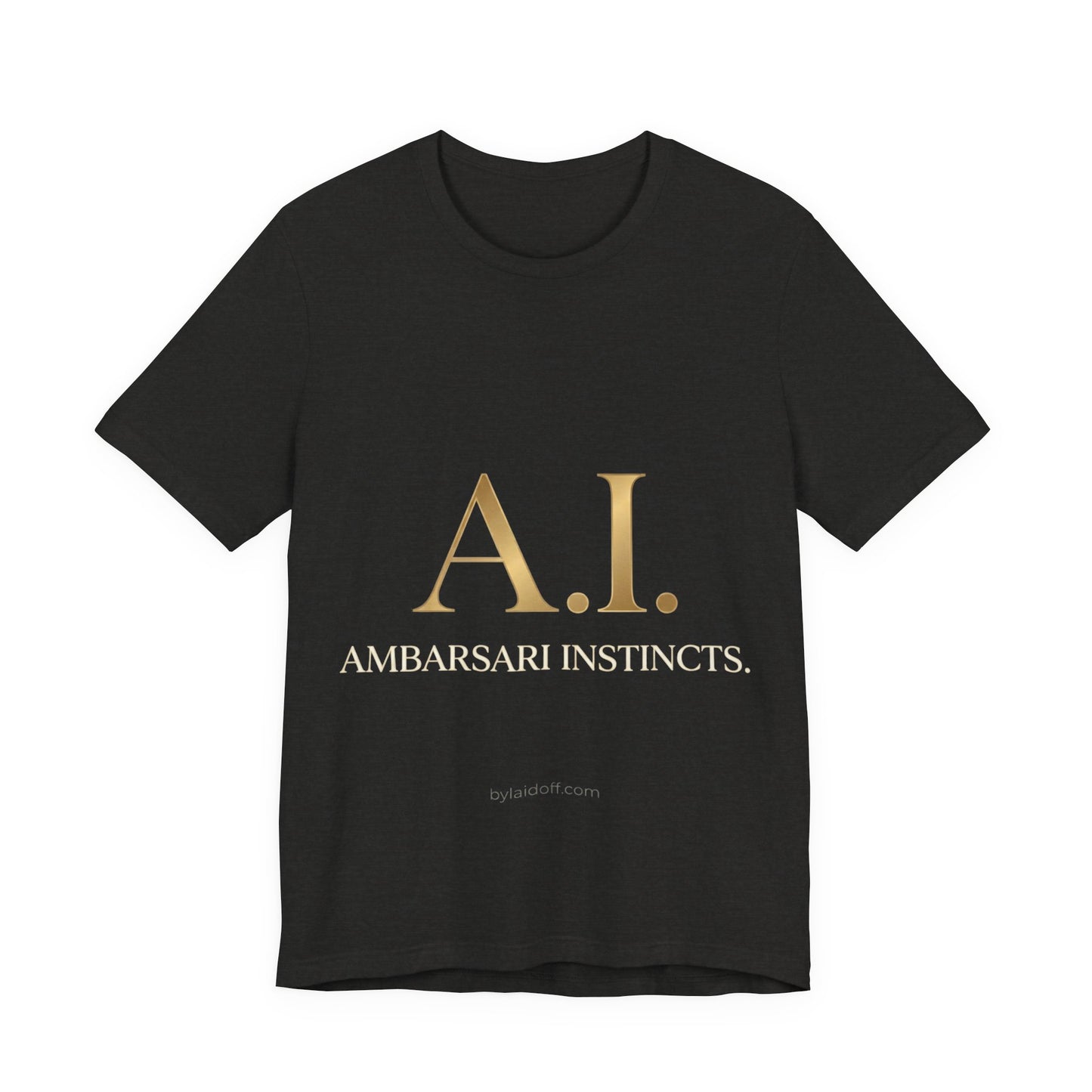 A.I. Ambarsari Instincts — Minimal Tech Graphic T-Shirt