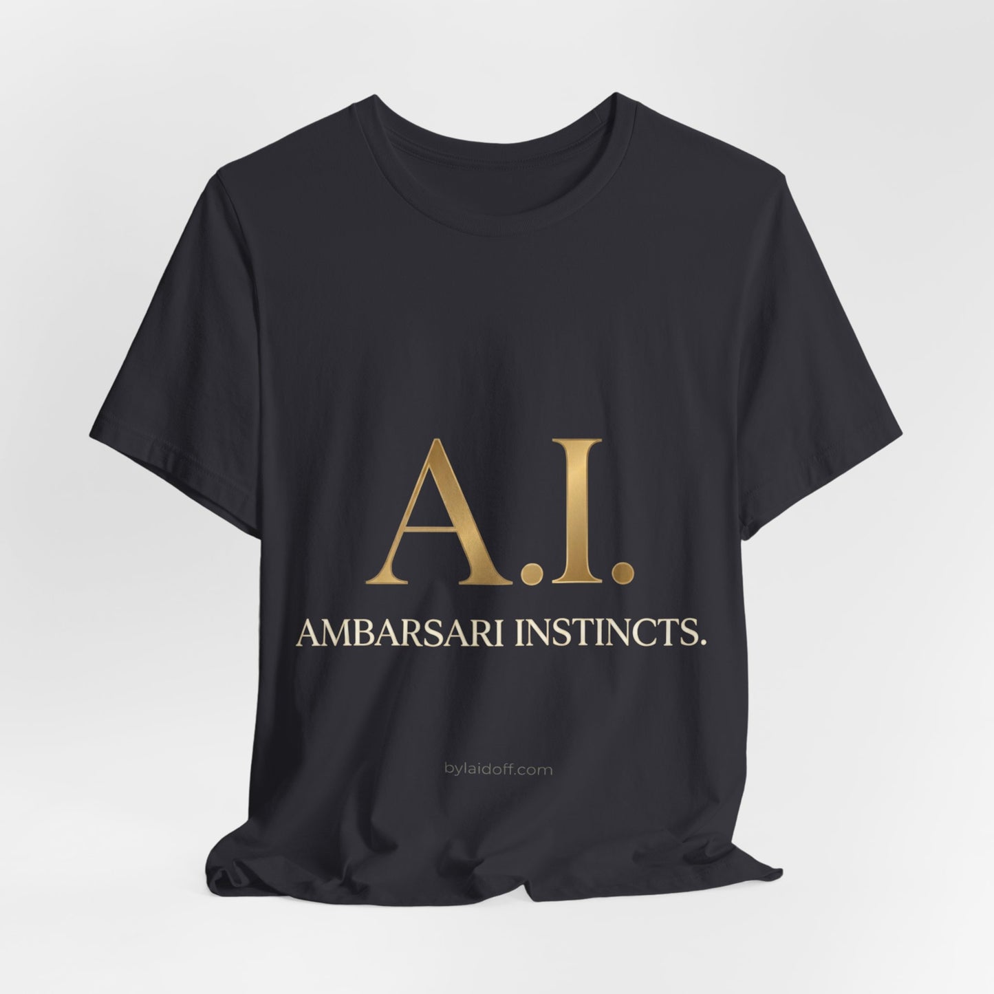 A.I. Ambarsari Instincts — Minimal Tech Graphic T-Shirt