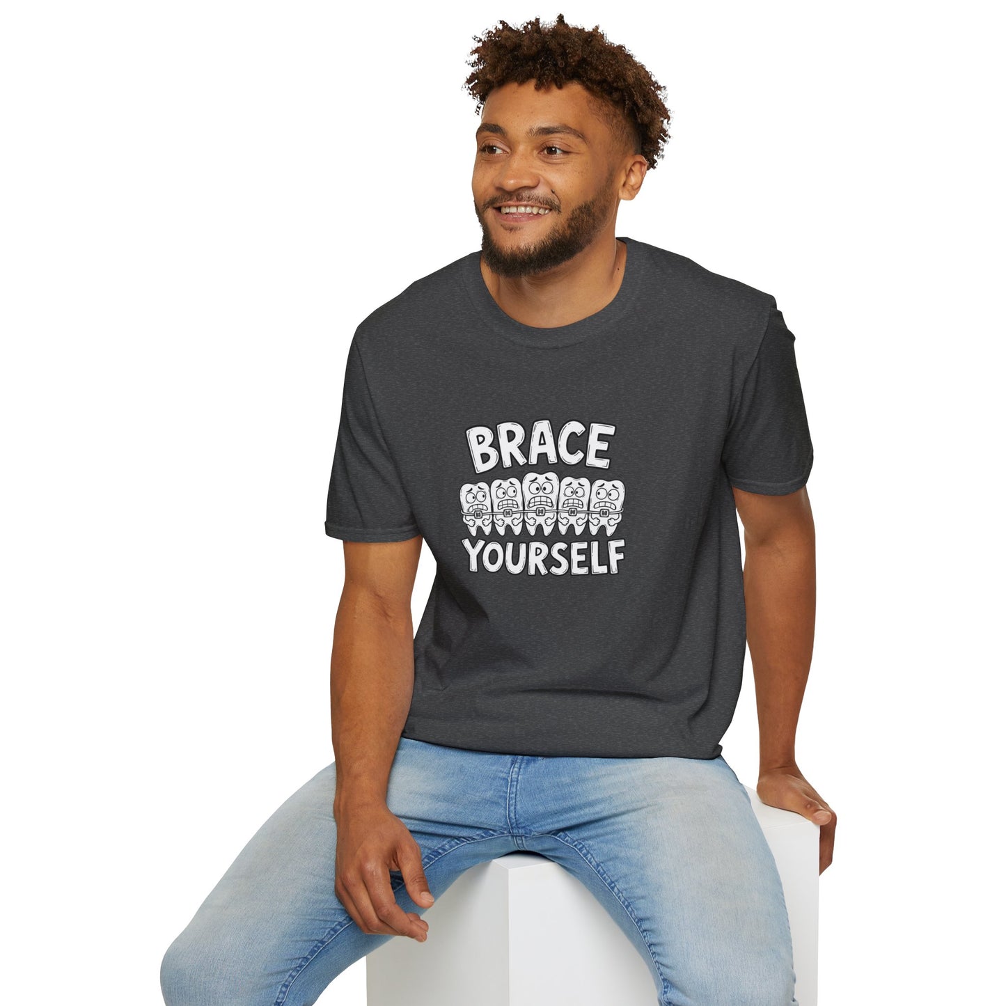 Brace Yourself - Funny Dental Humor Tee