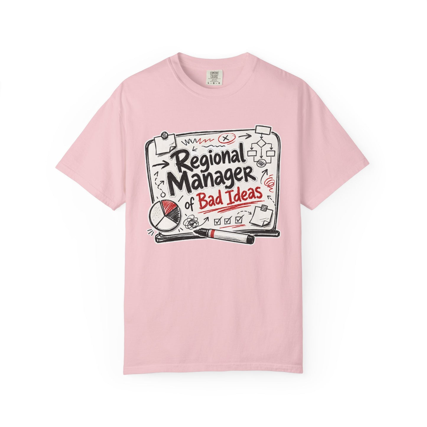 "Regional Manager of Bad Ideas" Graphic Funny Tee
