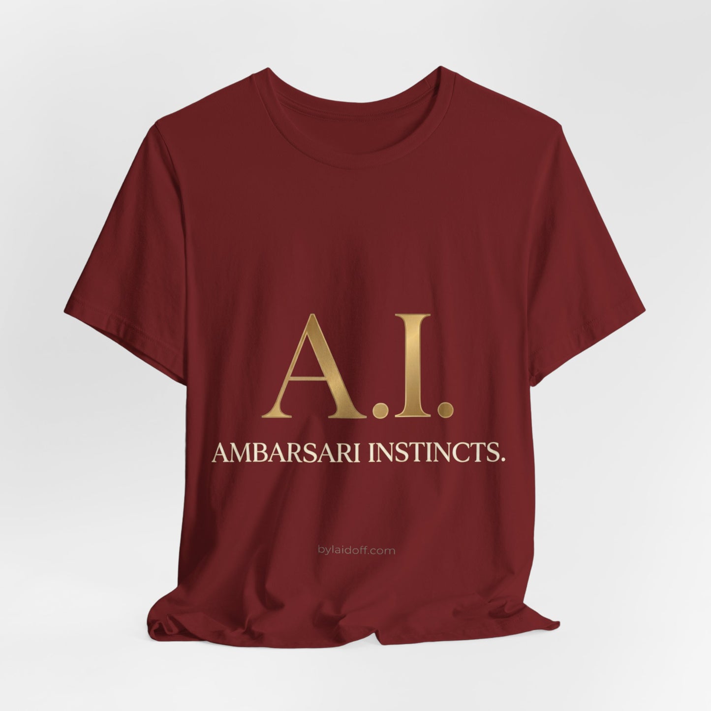 A.I. Ambarsari Instincts — Minimal Tech Graphic T-Shirt