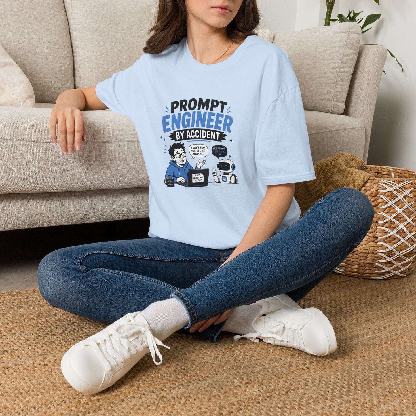 Prompt Engineer by Accident - Funny AI Developer Tee