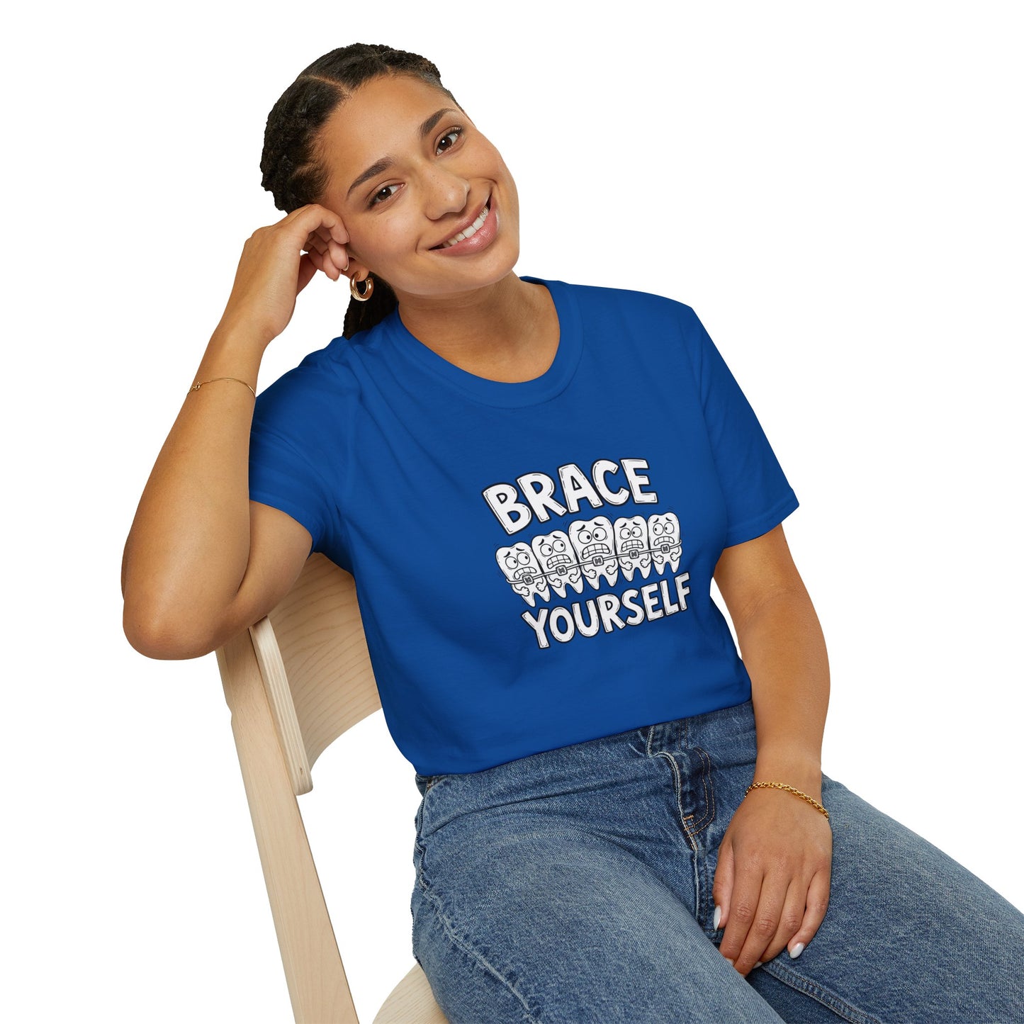 Brace Yourself - Funny Dental Humor Tee