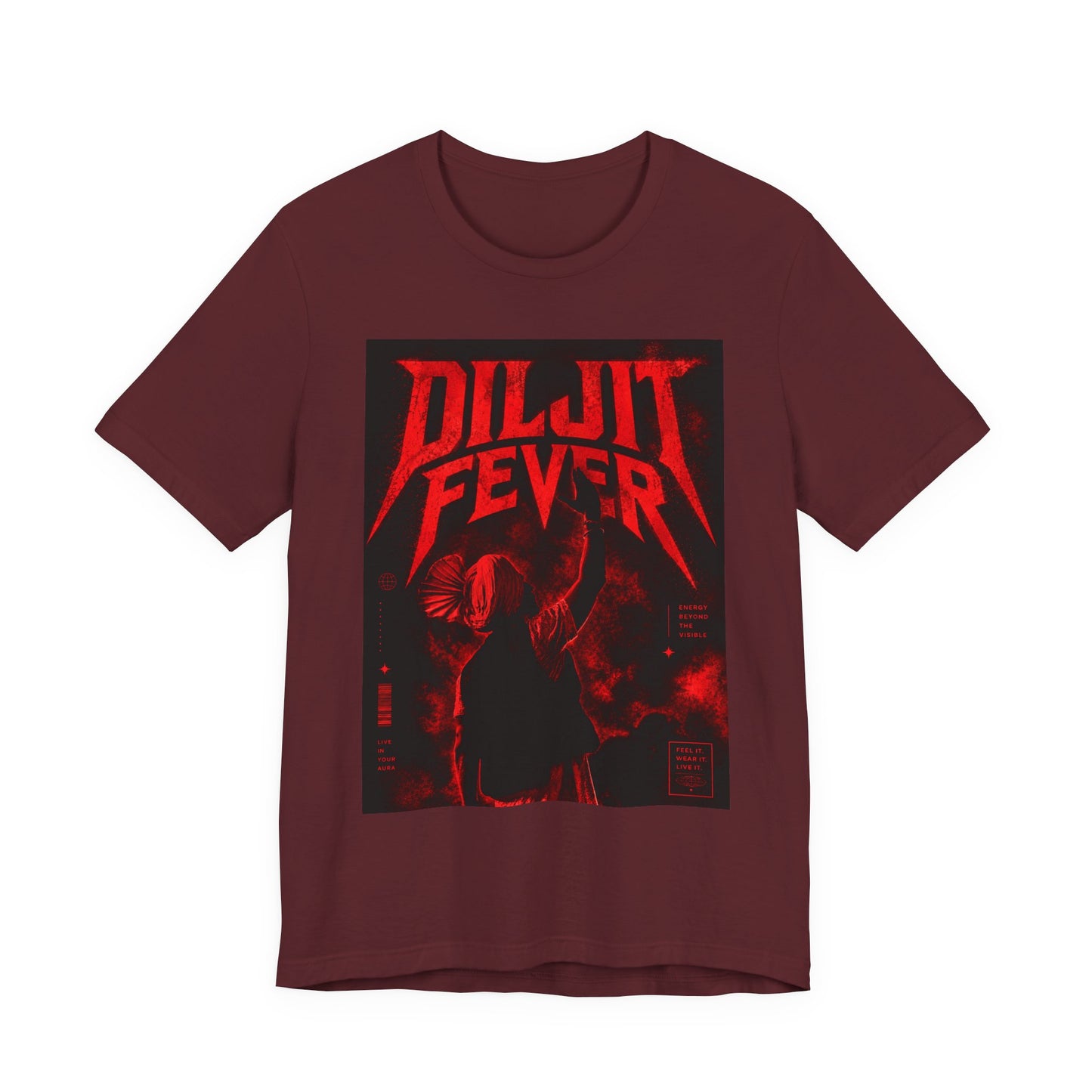 Diljit Fever Red Graphic Tee - Concert T‑Shirt