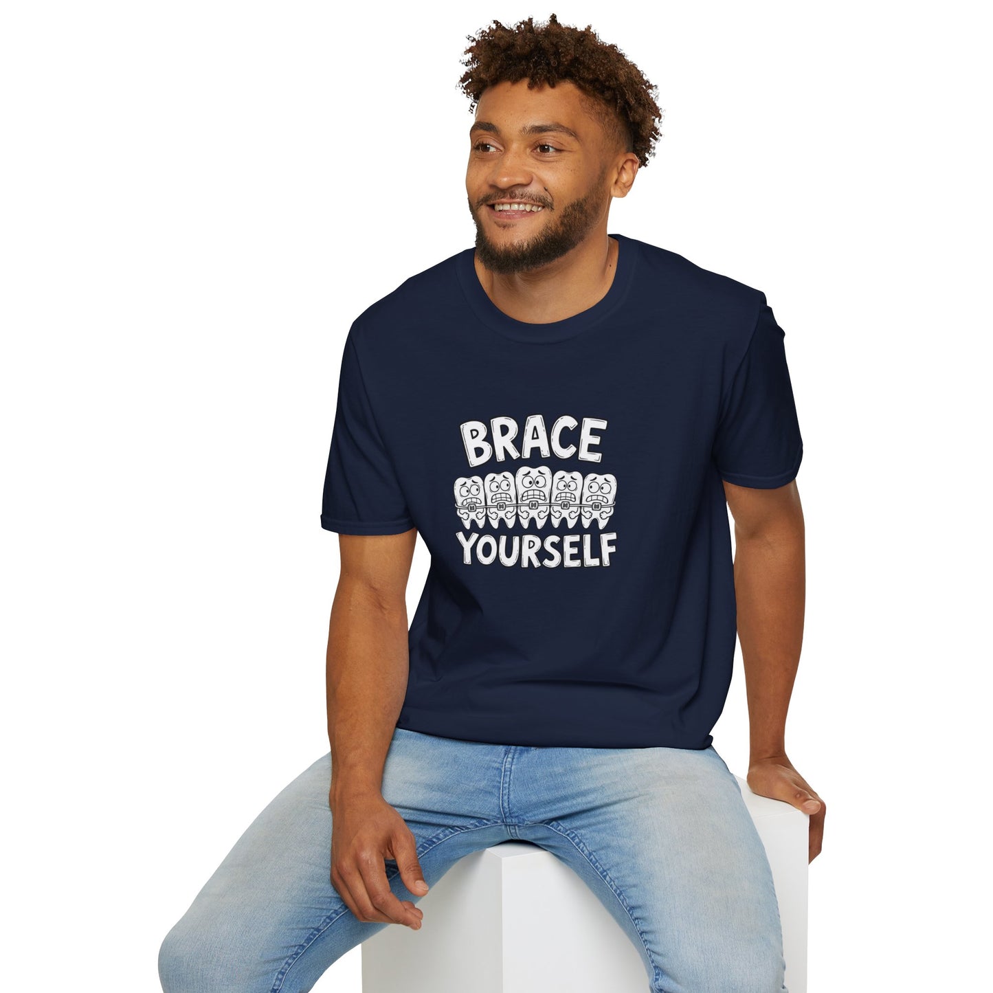 Brace Yourself - Funny Dental Humor Tee