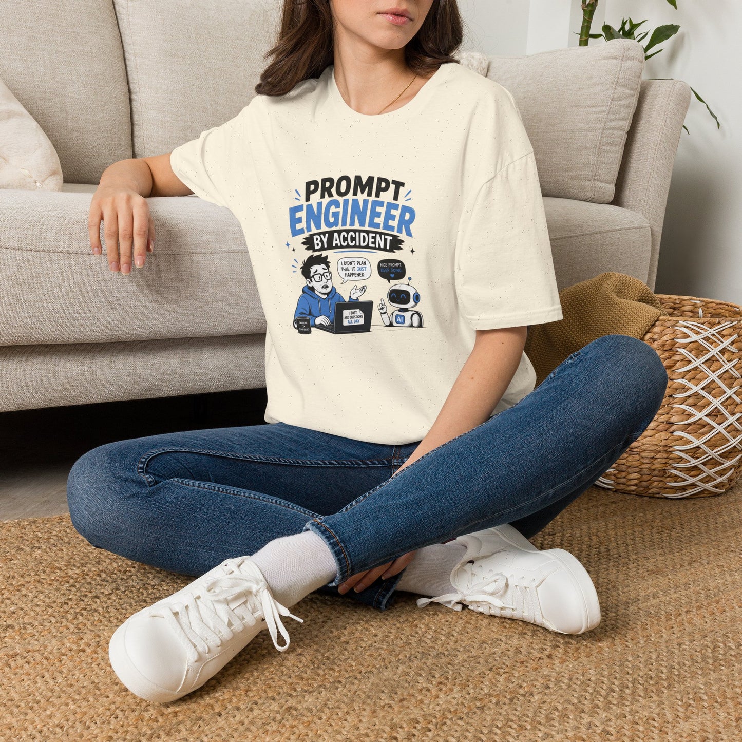 Prompt Engineer by Accident - Funny AI Developer Tee