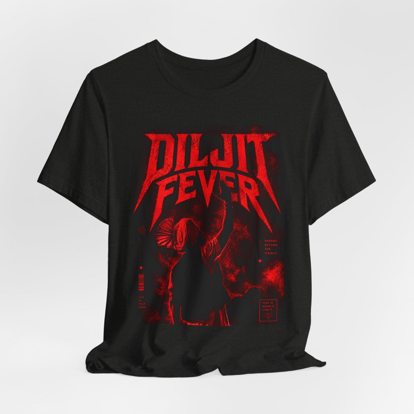 Diljit Fever Red Graphic Tee - Concert T‑Shirt